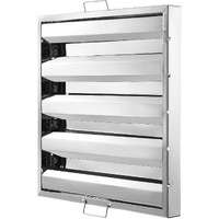 VEVOR 19.5Wx19.5H Inch Commercial Hood Filter Range Hood Baffle Stainless Steel