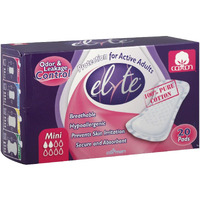 Elyte Light cotton Incontinence Pads - Mini - 4 In X 8 In - 20 Pack(D0102H5Kg3P)
