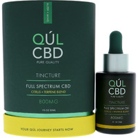 Tincture Full Spectrum 800mg CBD - Citrus by Kul CBD for Unisex - 1 oz Tincture