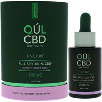 Tincture Full Spectrum 800mg CBD - Vanilla by Kul CBD for Unisex - 1 oz Tincture