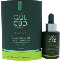 Tincture Full Spectrum 800mg CBD - Green Tea by Kul CBD for Unisex - 1 oz Tincture