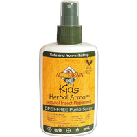 Kids Herbal Armor DEET-Free Pump Spray 4oz. Insect Repellent, Plant-Based and All-Natural Bug Repellent, Safe for Family and Pets, Mosquito and Bug Protection