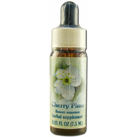 FLOWER ESSENCE SERVICES Supplement Dropper, Cherry Plum, 0.25 Fluid Ounce
