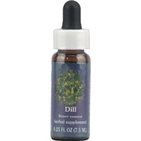 Flower Essence Services Supplement Dropper, Dill, 0.25 Ounce