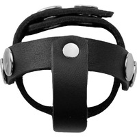 T Style Ball Divider Leather Snap Closure Black(D0102H7HYVW.)