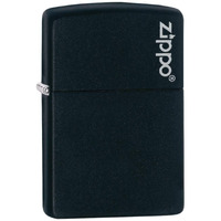 Zippo Windproof Lighter Black Matte w/Zippo Logo