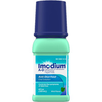 Imodium A-D Liquid Anti-Diarrheal Medicine with Loperamide Hydrochloride to Help Control Symptoms of Diarrhea Due to Acute, Active & Traveler's Diarrhea, Mint Flavor, 4 fl. oz