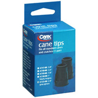 Carex Gray Cane Tips 3/4 in, 2 ea