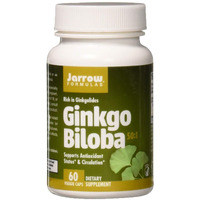 JARROW FORMULAS Ginko Biloba 60 MG, 60 CT