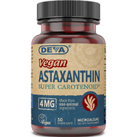 Deva Vegan Vitamins Astaxantin 4Mg Vegan 30 Sgel