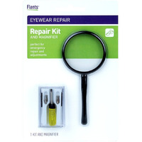 Flents Eye Glasses Repair Kit and Magnifier