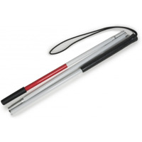 FOLDING BLIND CANE ALUM 46" LUMEX
