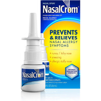 NasalCrom Nasal Spray, Allergy Symptom Controller, 200 Sprays, 0.88 fl oz (Pack of 2)