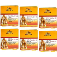 Tiger Balm Patch, Pain Relieving Patch, 5-Count Packages (Pack of 6)