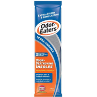 Odor-Eaters Ultra Durable, Heavy Duty Cushioning Insoles, 1 pair (Pack of 4)