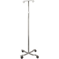 IV POLE 4 LEG 2 HOOK LUMEX
