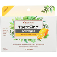Quantum Therazinc cold Season Plus Lozenges Lemon - 14 Mg - 24 Lozenges(D0102H5KPLP)