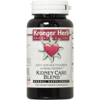 Kroeger Herb Kidney Care Blend Vegetarian Capsules, 100 Count