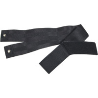 Drive Medical Hook-and-Loop Fastener Wheelchair Seat Belt, Black, 48" Long