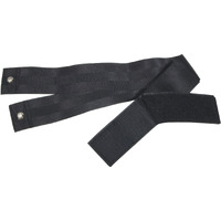 Drive Medical Hook-and-Loop Fastener Wheelchair Seat Belt, Black, 60" Long