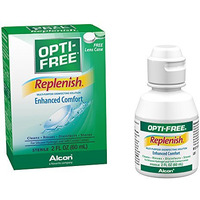 OPTI-FREE Replenish Multi-Purpose Disinfecting Contact Lens Solution, 2 oz (Pack of 6)