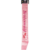Bridesmaid Flashing Sash Kisses Pink(D0102H5Q787.)