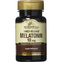 Windmill Melatonin Tabs, 10 mg, T/R Wmill 60