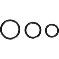 SILICONE SUPPORT RINGS BLACK