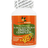 Omega-7 Complete - Sea Buckthorn Berry Plus Seed Oil - 60 gels/500mg