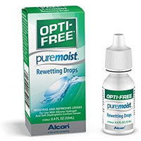 Opti-Free Puremoist Rewetting Drops, 12-mL