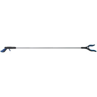 Ettore Grip 'n Grab Multipurpose Pickup Tool - 50" Length - Blue, Black - Rubber, Aluminum, Plastic - Rust Proof, Comfortable Grip, Lightweight - 1 Each