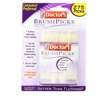 The Doctor's BrushPicks Interdental Toothpicks, 275 pieces per Pack (1-Pack)