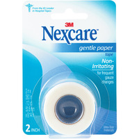 Nexcare Gentle Paper First Aid Tape, 2 Inches X 10 Yards, 0.1 Pound (Pack of 2)