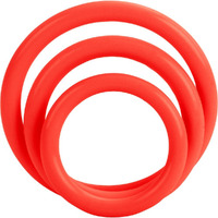 Tri-Rings Red Cock Ring Set(D0102H7H697.)