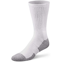 Dr. Comfort Diabetic Crew Socks, White, Medium (1 Pair)