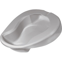 Drive Medical Contoured Bed Pan, Grey