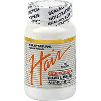 California Natural Hair Vitamin & Mineral, 30 tab (6 Pack)