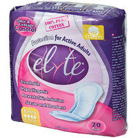 Elyte Light Cotton Incontinence Pads - Xtra - 20 Count (Pack of 1)