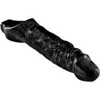 (BULK) MASTER SERIES BLACK MAMBA COCK SHEATH