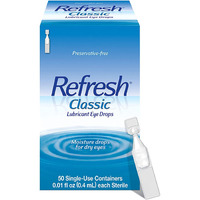 REFRESH Classic Lubricant Eye Drops Single-Use Containers 50 Each (Pack of 2)