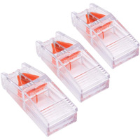 Apex Deluxe Pill Splitter - Pill Splitter With Retracting Blade Guard - For Cutting Small Pills or Large Pills , Tablets - 3 Pack