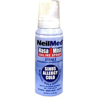 Neilmed Nasamist Isotonic Saline Spray For Allergy & Sinus Sufferers, 75 ml Pack of 2