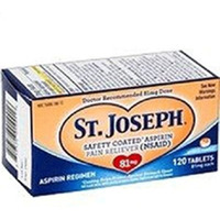 St Joseph Aspirin Tabs 81 Size 120ct St Joseph Aspirin Tabs 120ct