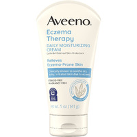 Aveeno Eczema Therapy Daily Moisturizing Body Cream for Sensitive Skin, Soothing Eczema Relief Cream, Colloidal Oatmeal & Ceramide for Dry & Itchy Skin, Steroid- & Fragrance-Free, 5 oz, Pack of 3