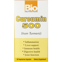 Bio Nutrition Curcummin 500 Vegi-Caps, 50 Count