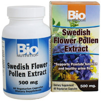 Bio Nutrition Swedish Flower Pollen Extract, 500 Mg, 60 Count