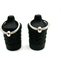 M2M Nipple Suckers Silicone With Ring Black(D0102H5GJYA.)