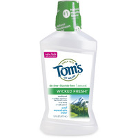Tom's of Maine Natural Wicked Fresh! Mouthwash, Cool Mountain Mint, 16 Ounce
