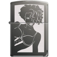 150MP299957 - ZIPPO PROCUT Girl on Black Ice