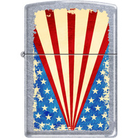 207CI006231 - ZIPPO PROCUT 207 Street Chrome-Grunge Flag